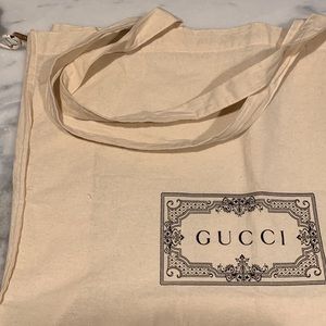 Gucci canvas dust cover bag, XL